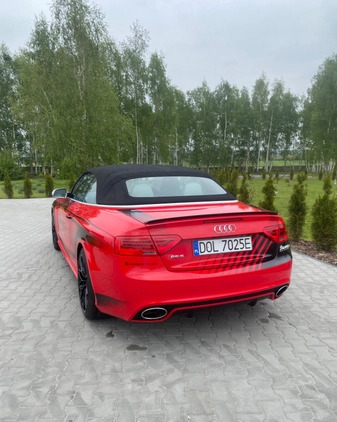 Audi RS5 cena 175890 przebieg: 20000, rok produkcji 2014 z Syców małe 154